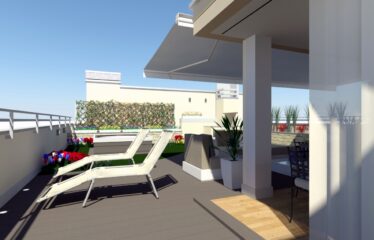 Terrazzo al paino attico