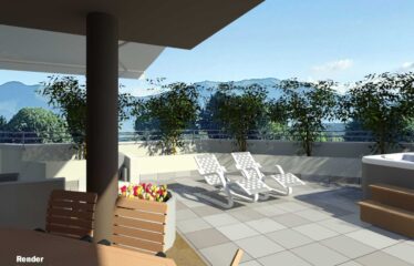 Superattico una villa all' ultimo piano, con terrazzo panoramico in zona centrale a Cantù