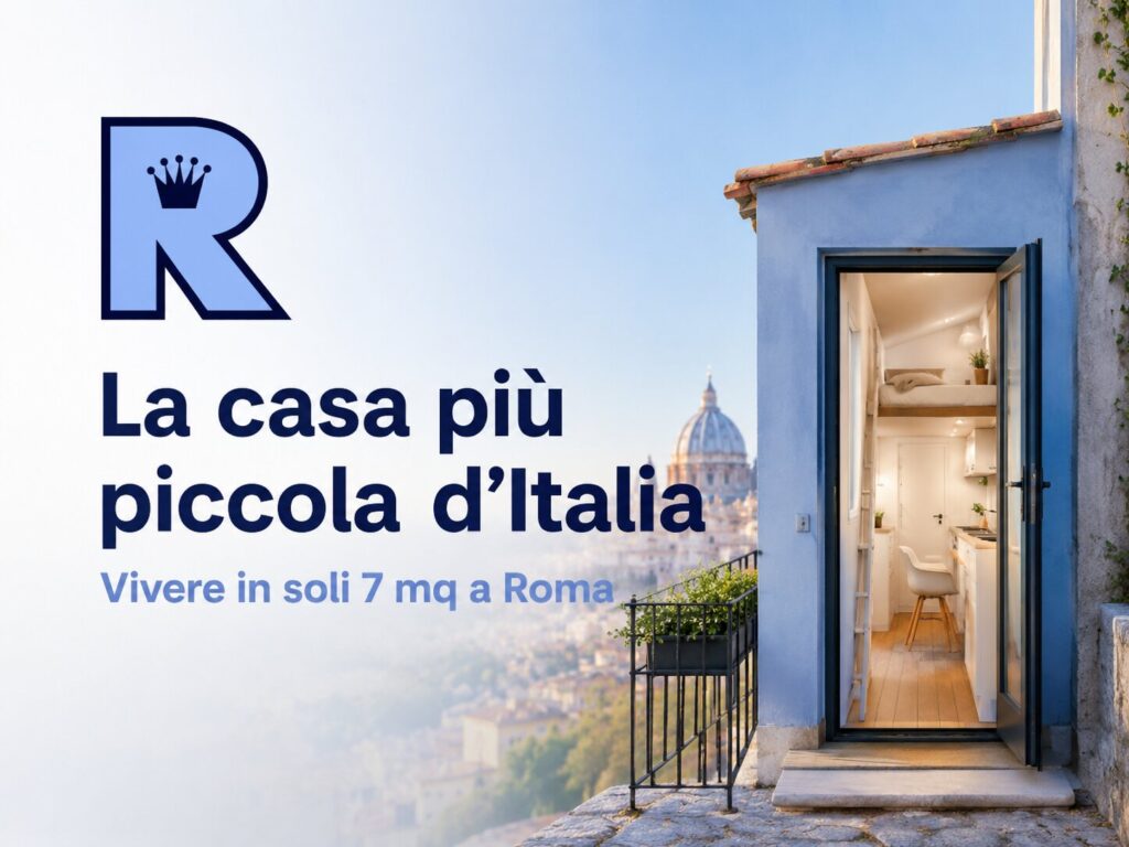 La casa più piccola d'italia è a Roma