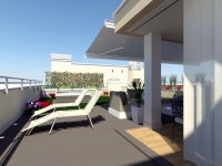 Terrazzo al paino attico